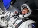 (L - R) Astronauts Bob Behnken, KE5GGX, and Doug Hurley, ready to launch.